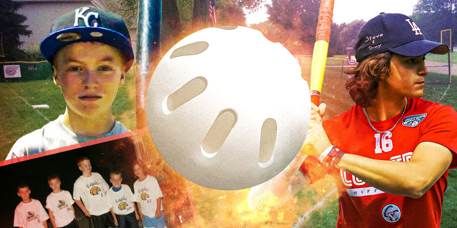 Wiffle Ball league game in a stadium